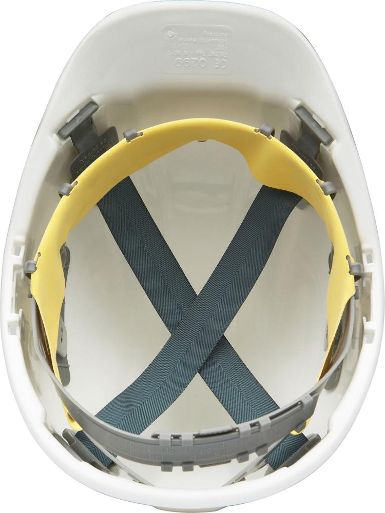 helmet, innere polsterung, kinnriemen, riemen kreuz, gelbes lining