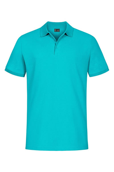 Polo-Shirt, Kurzarm, Polo, Türkis, T-Shirt-Polo