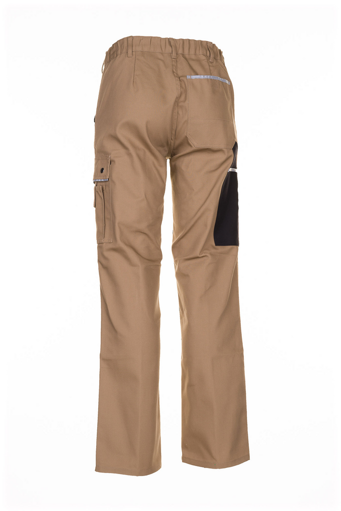 Hose, Cargo, Hose mit Taschen, Beige, Kunststoff-Label?