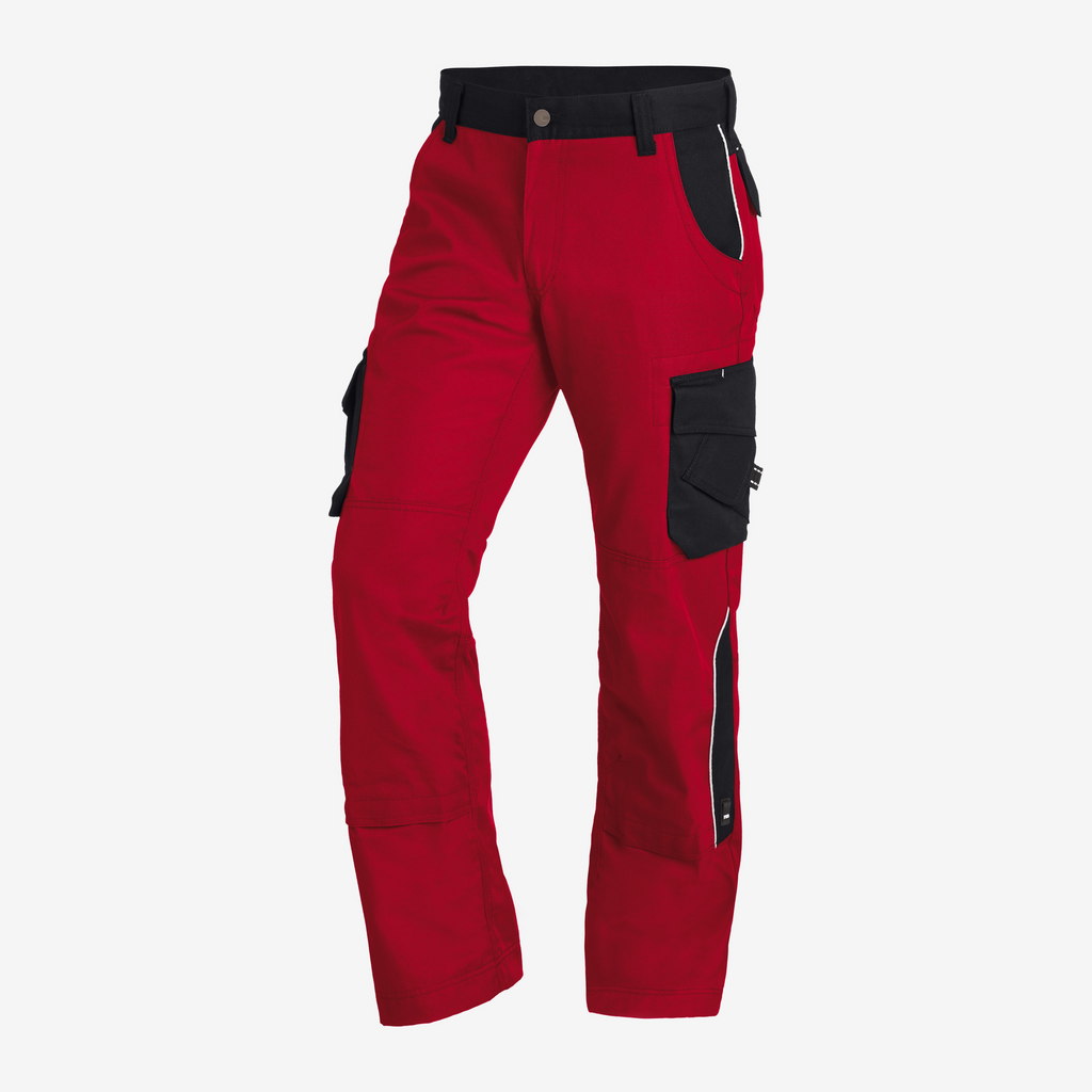 Cargo pants, Rot, Cargo-Taschen, Gürtelschlaufen, Reißverschluss-Tasche