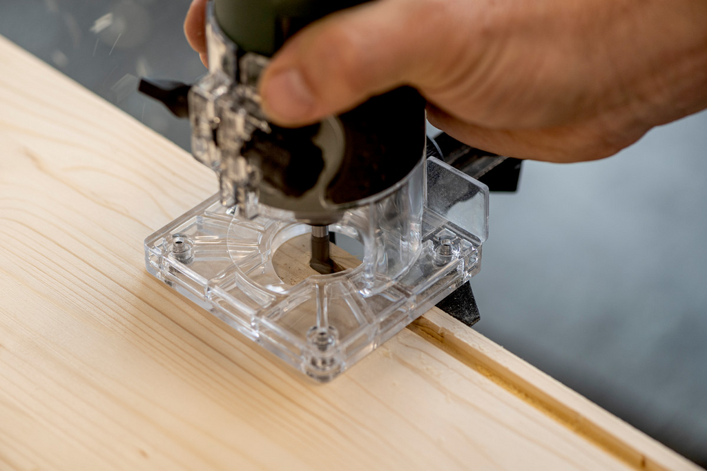 Stichsäge, Schiene, Fräsen, Holz, Klemmschiene