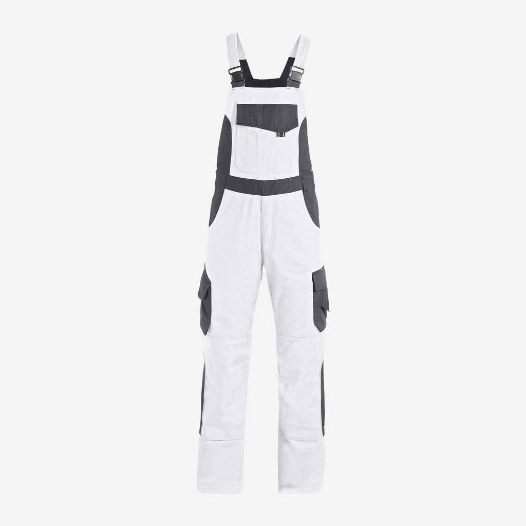 Overall, Dungarees, Workwear, Cargo pockets, Two-tone gray