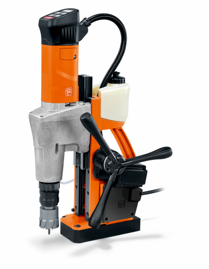 pneumatischer Stanz, Bohrmaschine, Handgerät, orange, Industrielles Werkzeug, Bohrmaschine, Kernlochspindel, Mechanischer Fräs-Spannkopf, Orange Werkzeug, Schraubendreher