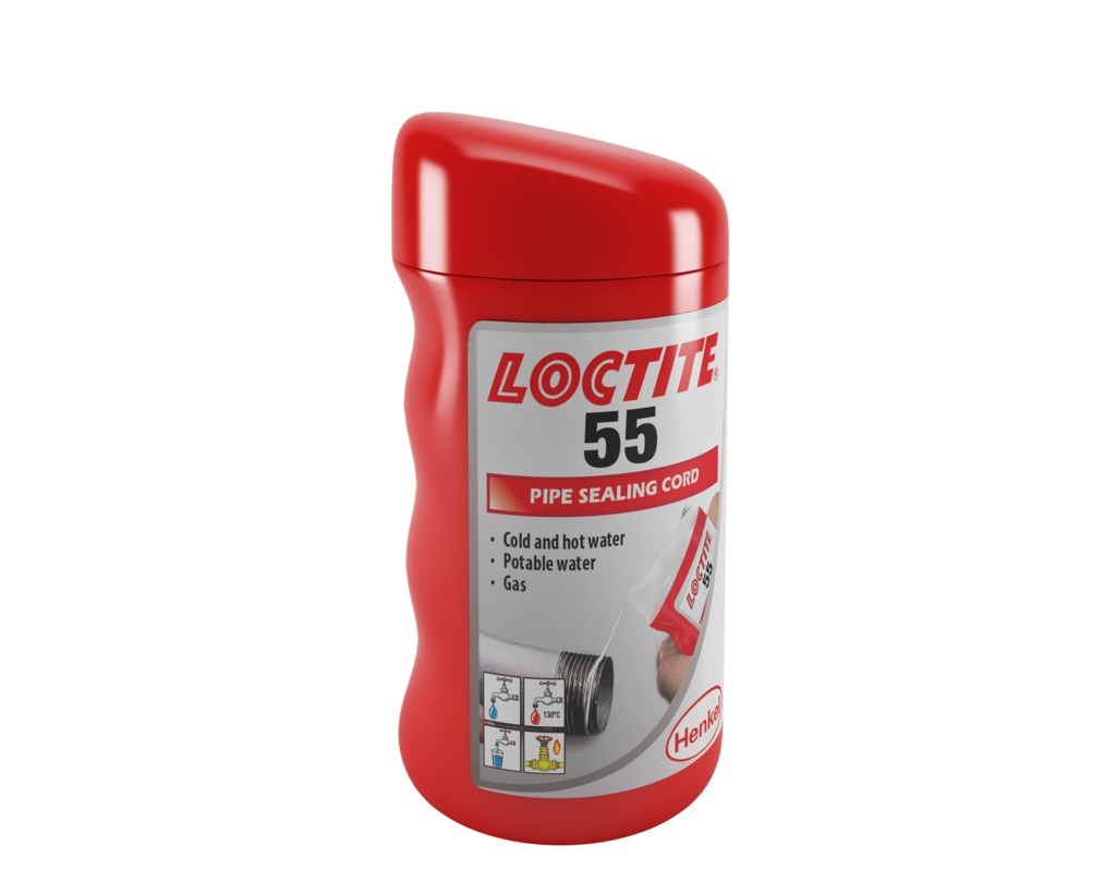 Loctite Gewindedichtfaden 55 Gas-und Trinkwasserfreigabe 160m Dose