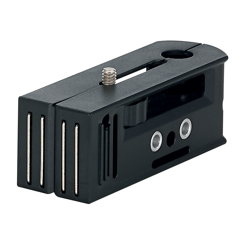 Batteriehalter, Schienenhalter, Schiebehalter, Metallclip, Schraubloch