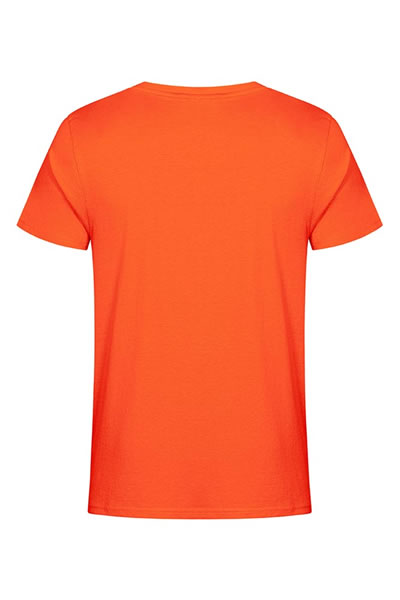 T-Shirt, Short sleeves, Orange, Casual wear, Plain