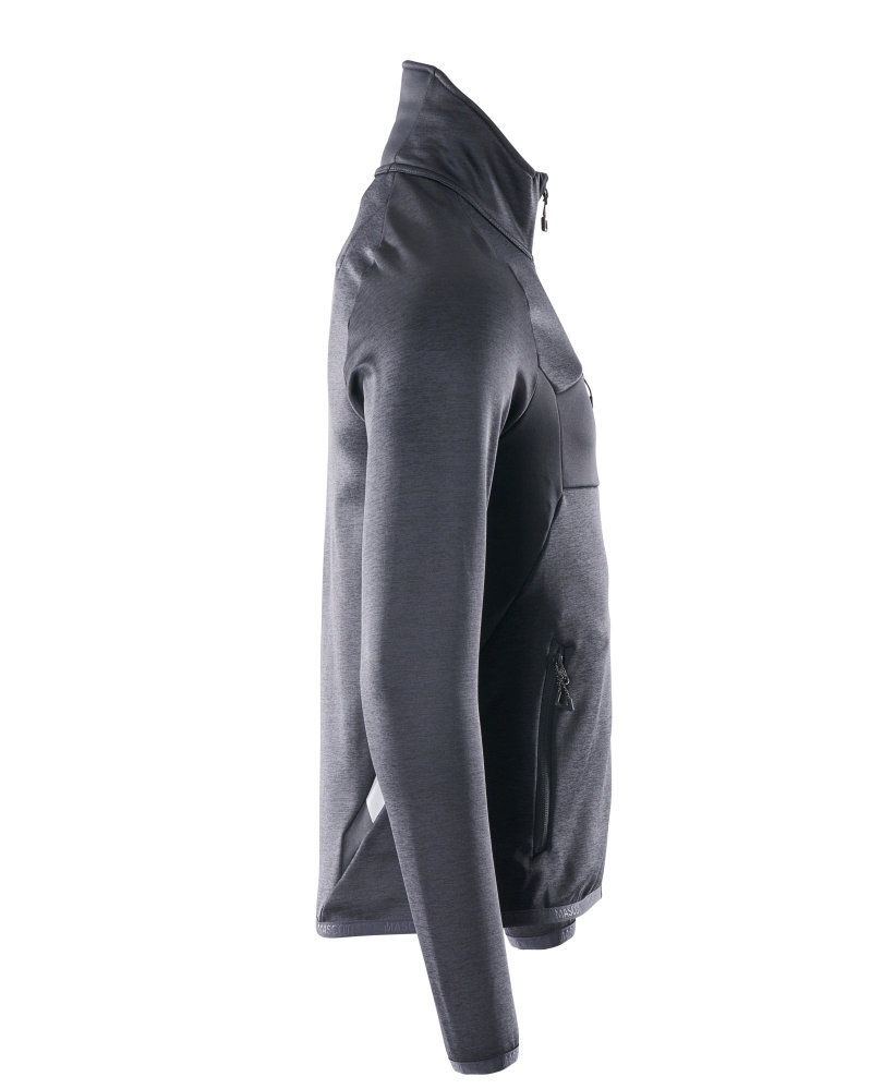 Jacket, Softshell, Reißverschlussfächer, hoher Kragen, dunkelgrau