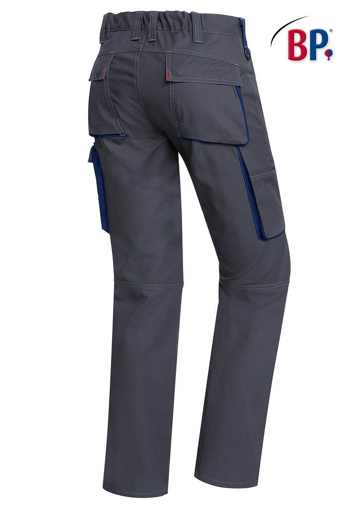 Hosen Cargo, Arbeits Pants, Knick-Freier, Taschen, Grau