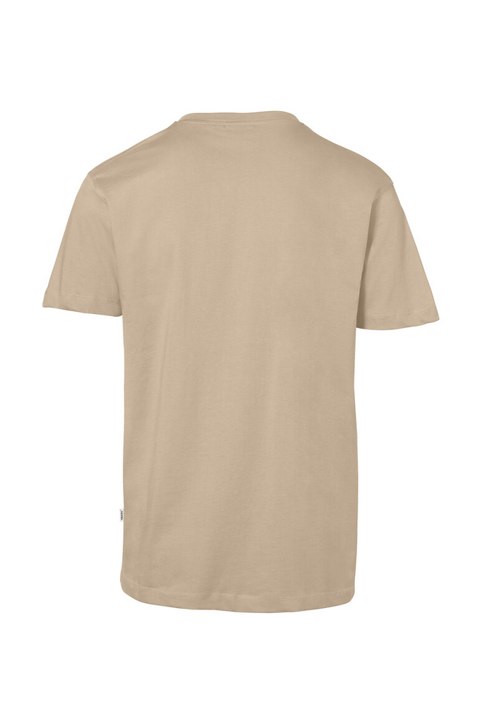 Tee, T-shirt, Beige, Kurzarm, Unifarben