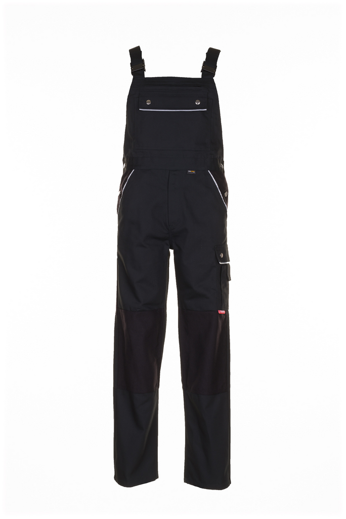 overall-strap, suspenders, schwarz, cargo-hose, taschen