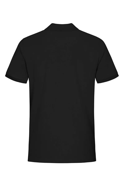Polo-Shirt, Kurzarm, Schwarz, Herren, Kragen