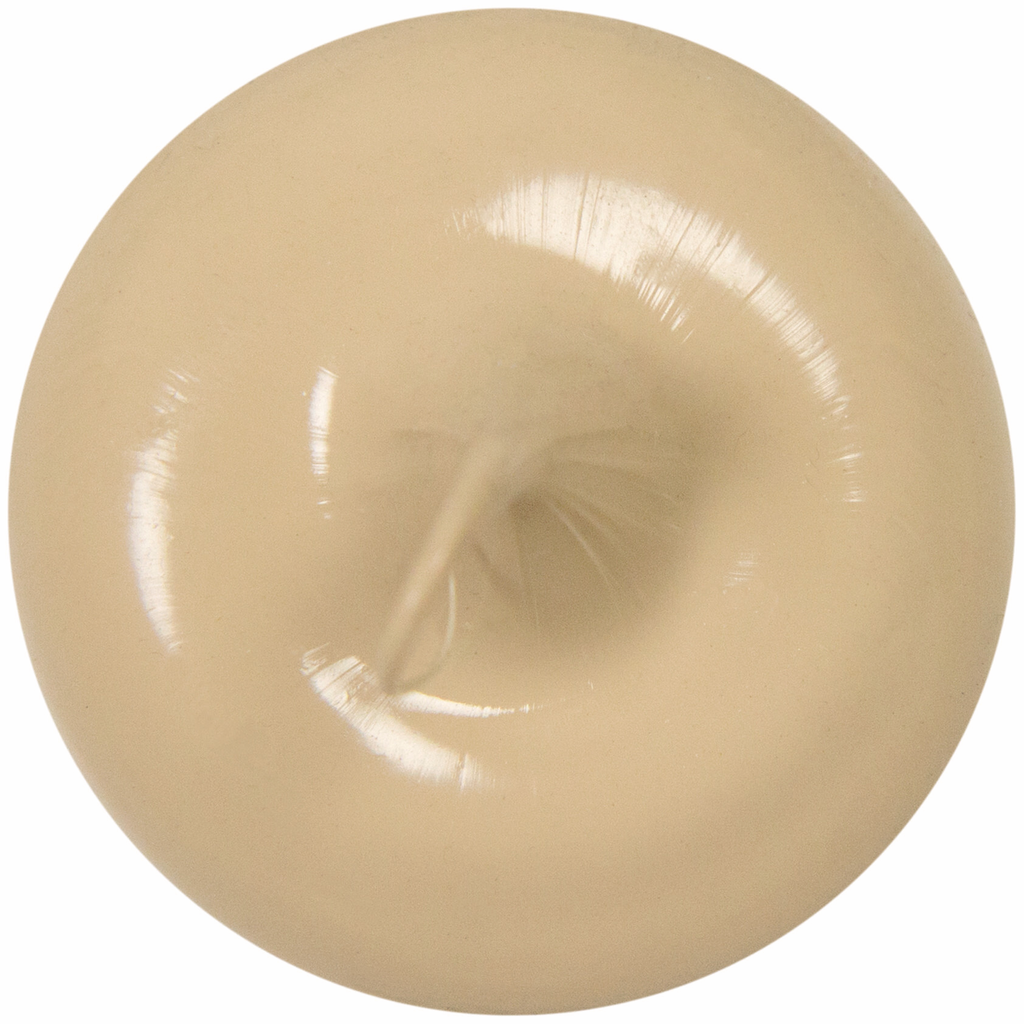 Beige Knopf, Rundknopf, Beige Knopf-Top, Hochglänzender Knopf, Kunststoffknopf