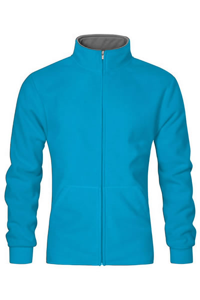 jacke, fleece, reissverschluss, unifarben, reissverschlussjacke