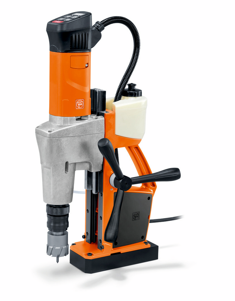 Stirnfräse, Fräsmaschine, orange, Hochleistung, Werkzeug, Kernbohrmaschine, Bohrhammer, Vibrationshammer, Fräsbohrgerät, Werkzeugmaschine