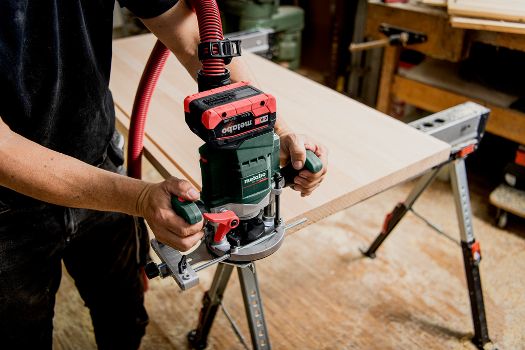 Oszillierender Fräser, Pneumatikert, Metabo, Holzarbeiten, Werkzeug