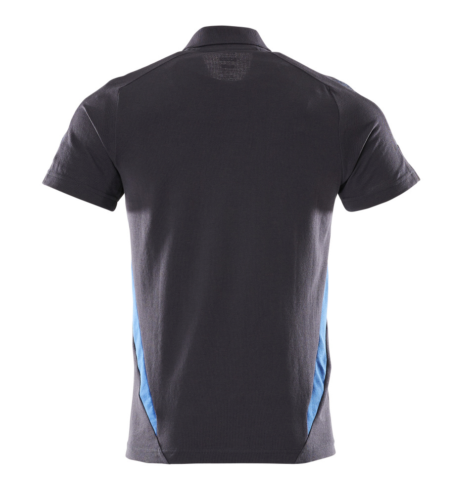 T-Shirt, Kurzarm, Rückenansicht, Schwarz, Seitenstreifen