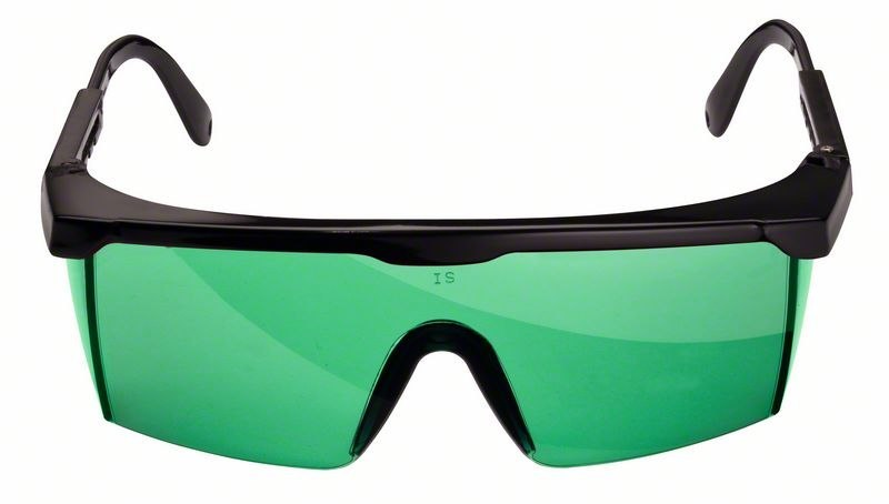 Schutzbrille, Goggles, Grüne Scheibe, Sportbrille, Klarglas-Overlay