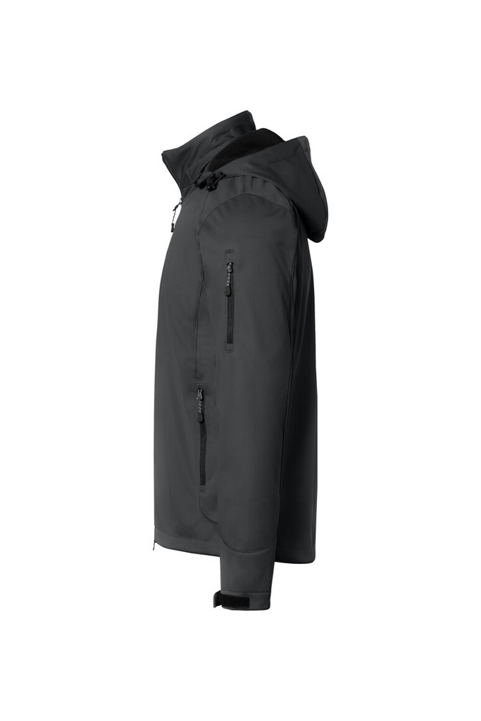 jacke, Herrenjacke, Softshell, Hoodie, Reißverschluss Taschen