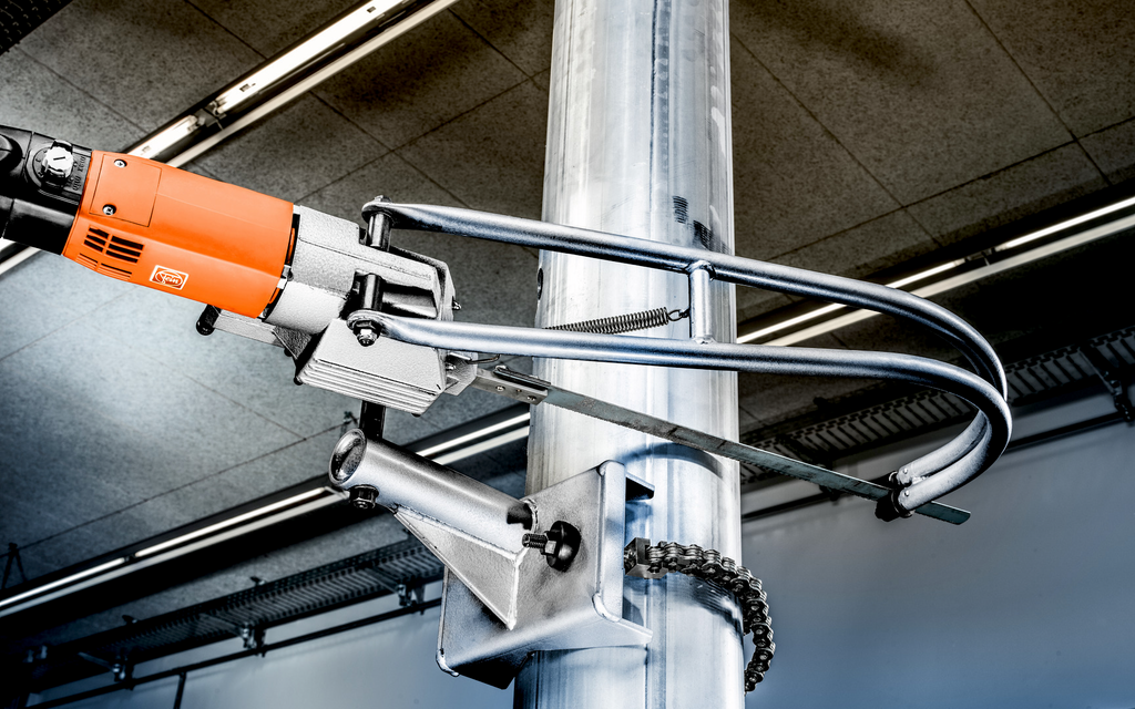 Werkzeug, Bohrmaschinenaufsatz, Großanlage, Metallrohr, Kabelschlauch