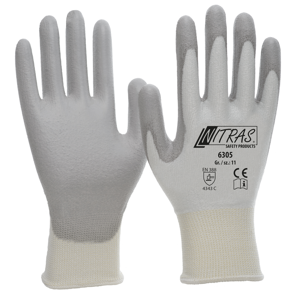 Arbeitshandschuhe, texturierte Handschuhe, nickelfrei, Polyester-Baumwolle, industriell verwendung, arbeitshandschuhe, schutzhandschuhe, textilhandschuhe, nitril-beschichtung, handschuhe