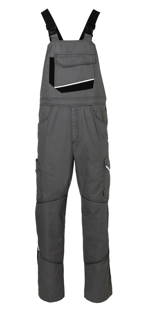 overallhosen, kombi, arbeiterbekleidung, taschen, grau