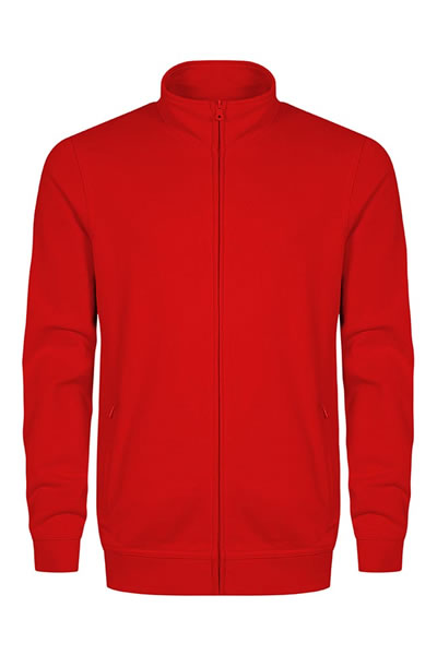 Herrenjacke, Fahrradjacke, Rot, Reißverschluss, Schlicht