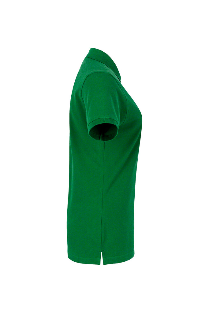 Polohemd, grünes Polo, Kurzarm, Baumwoll-Polo, einfarbig