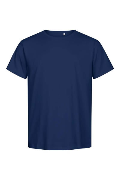 T-shirt, Kurzarm, Uni-Farbe, Blaue Farbe, Oberteil