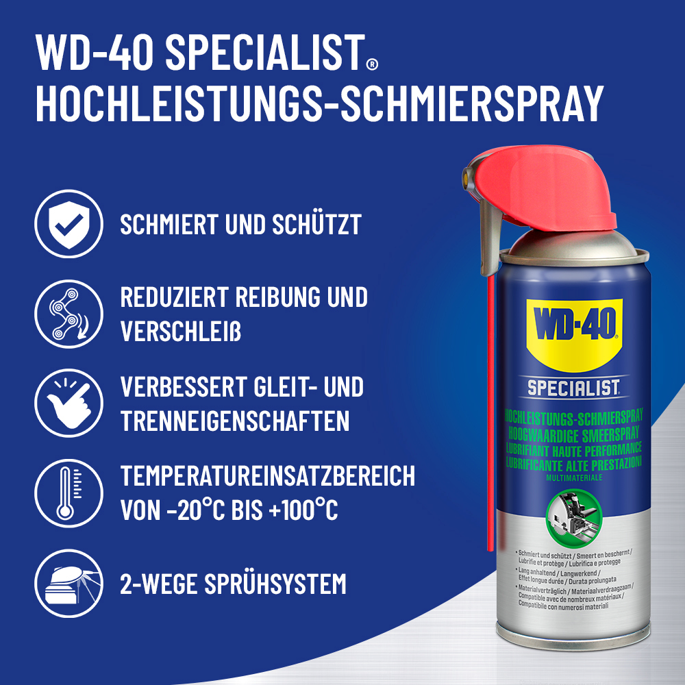 Schmiermittel, Beschichtung, WD-40, Sprühsystem, 2-wege Sprühsystem