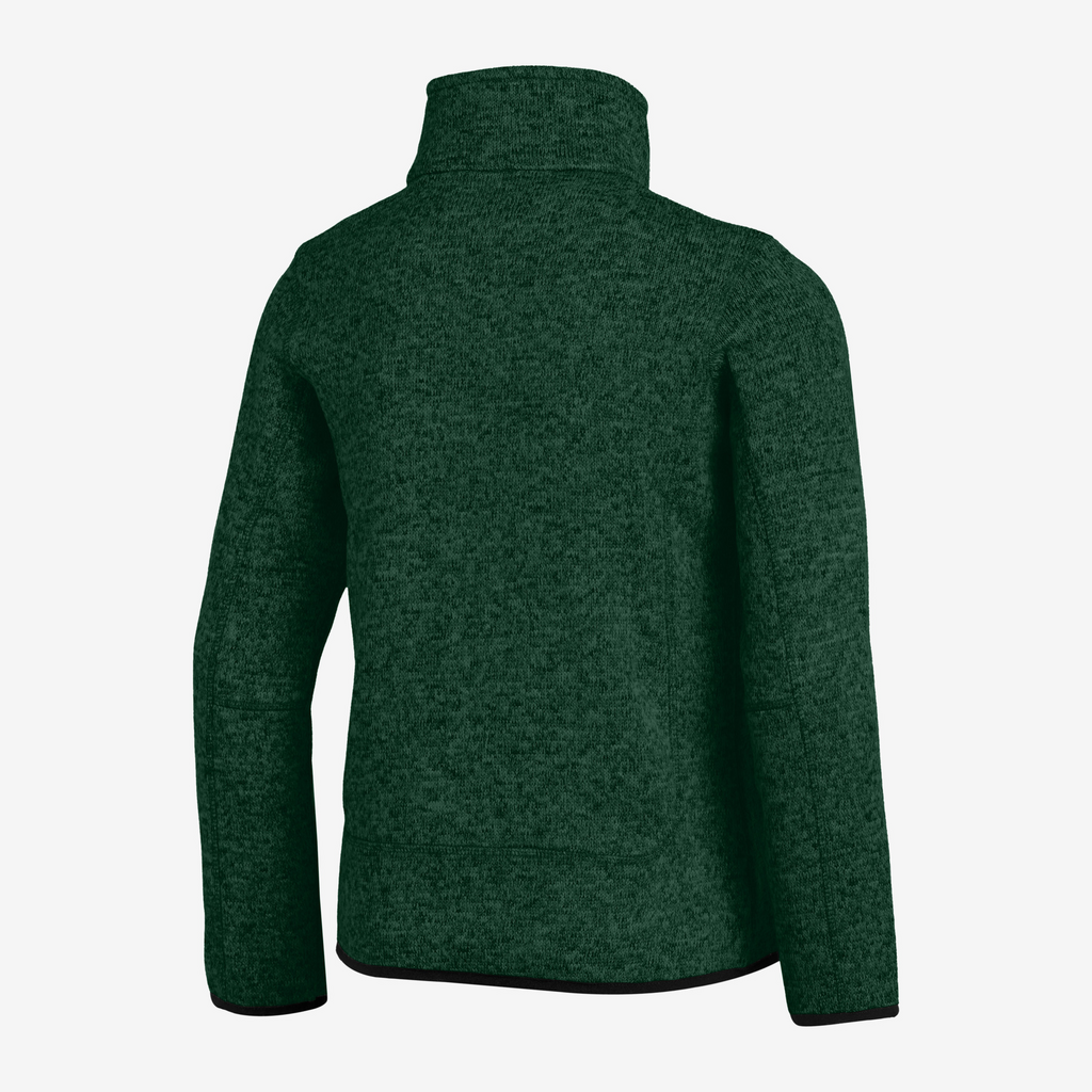 Pullover, Fleece, Grün, Kragenpulli, Herren