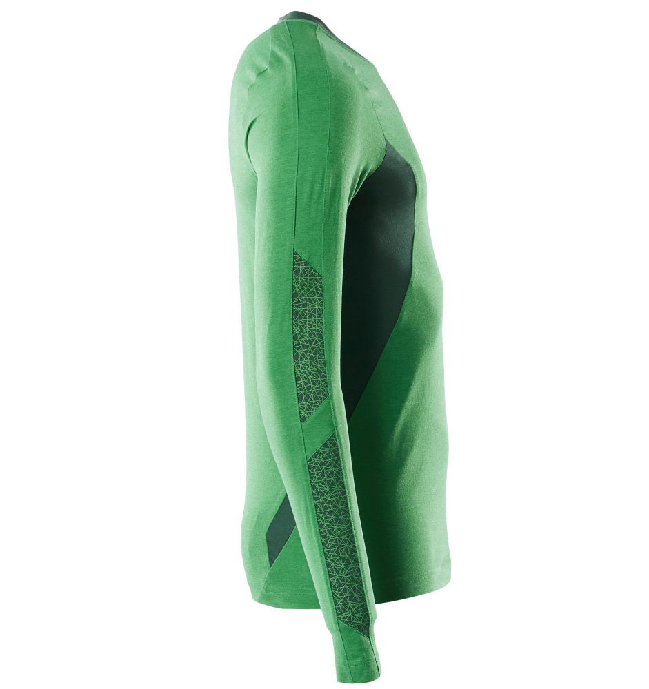 Grüne Jacke, Langarm, Mesh-Einsätze, Sportjacke, Grüne Farbe