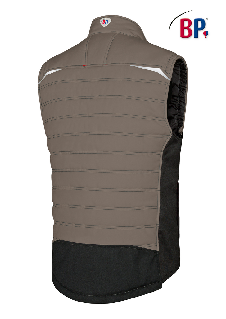 Weste, Daunenweste, Pufferweste, Schwarz, Beige