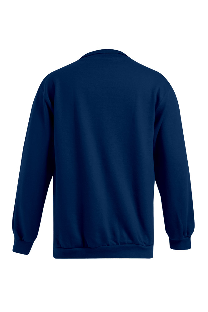 Sweatshirt, Crewneck, Longsleeve, Dunkelblau, Rückansicht