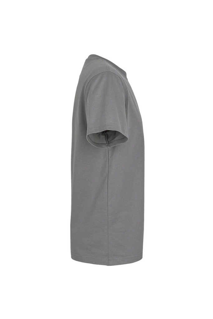 T-Shirt, Grau, Kurzarm, Rundhals, Baumwolle